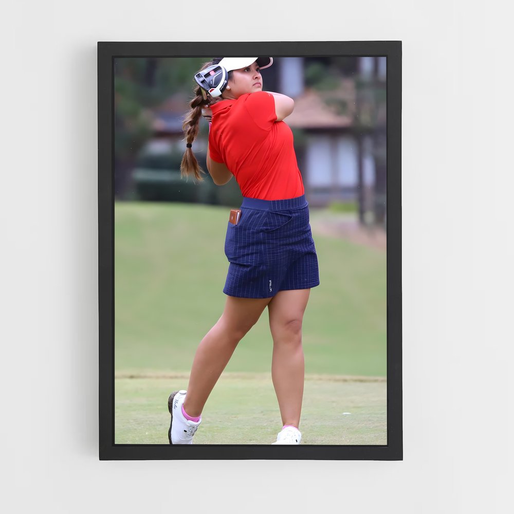 Poster Lilia swing – affiche Golf (vue 2)